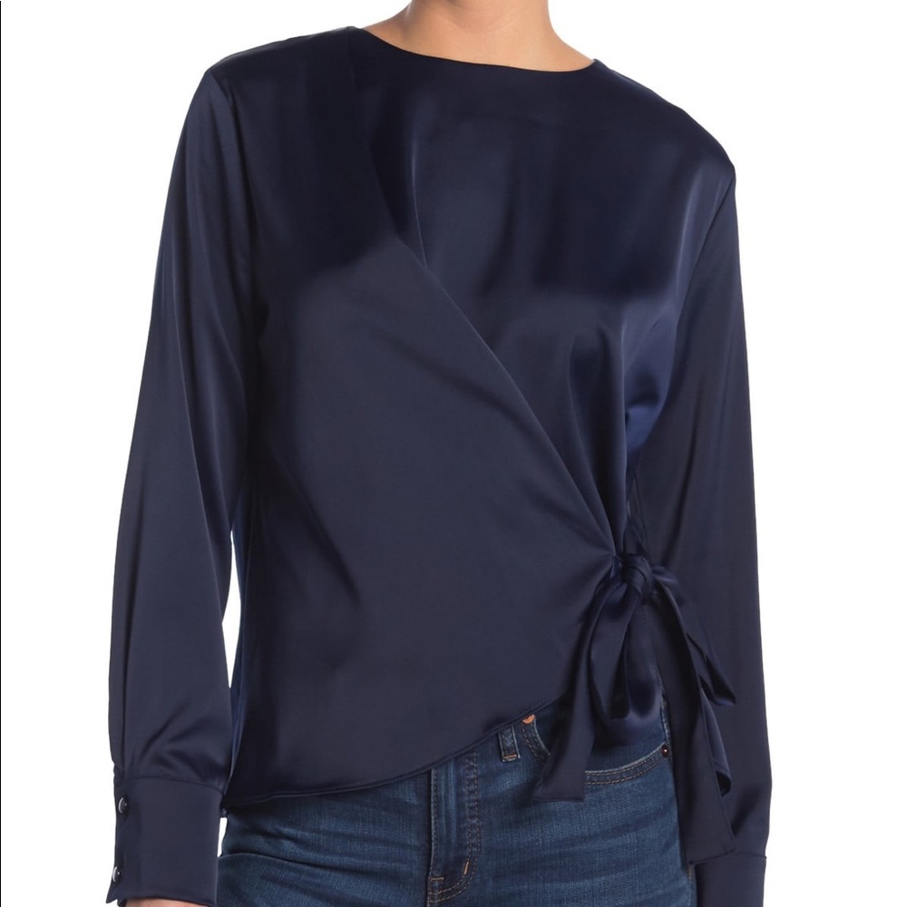 NWT gracia satin blouse